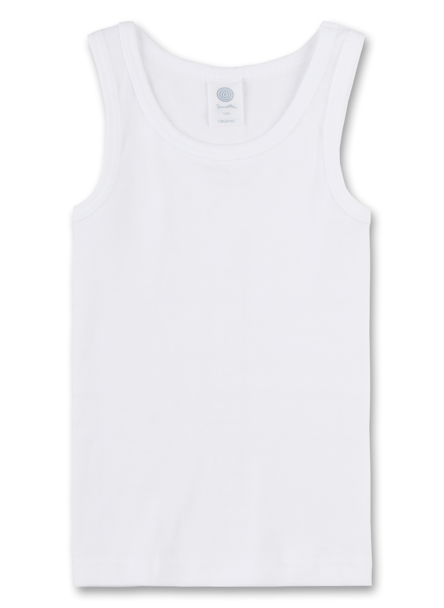 White Baby Undershirt in Organic Cotton