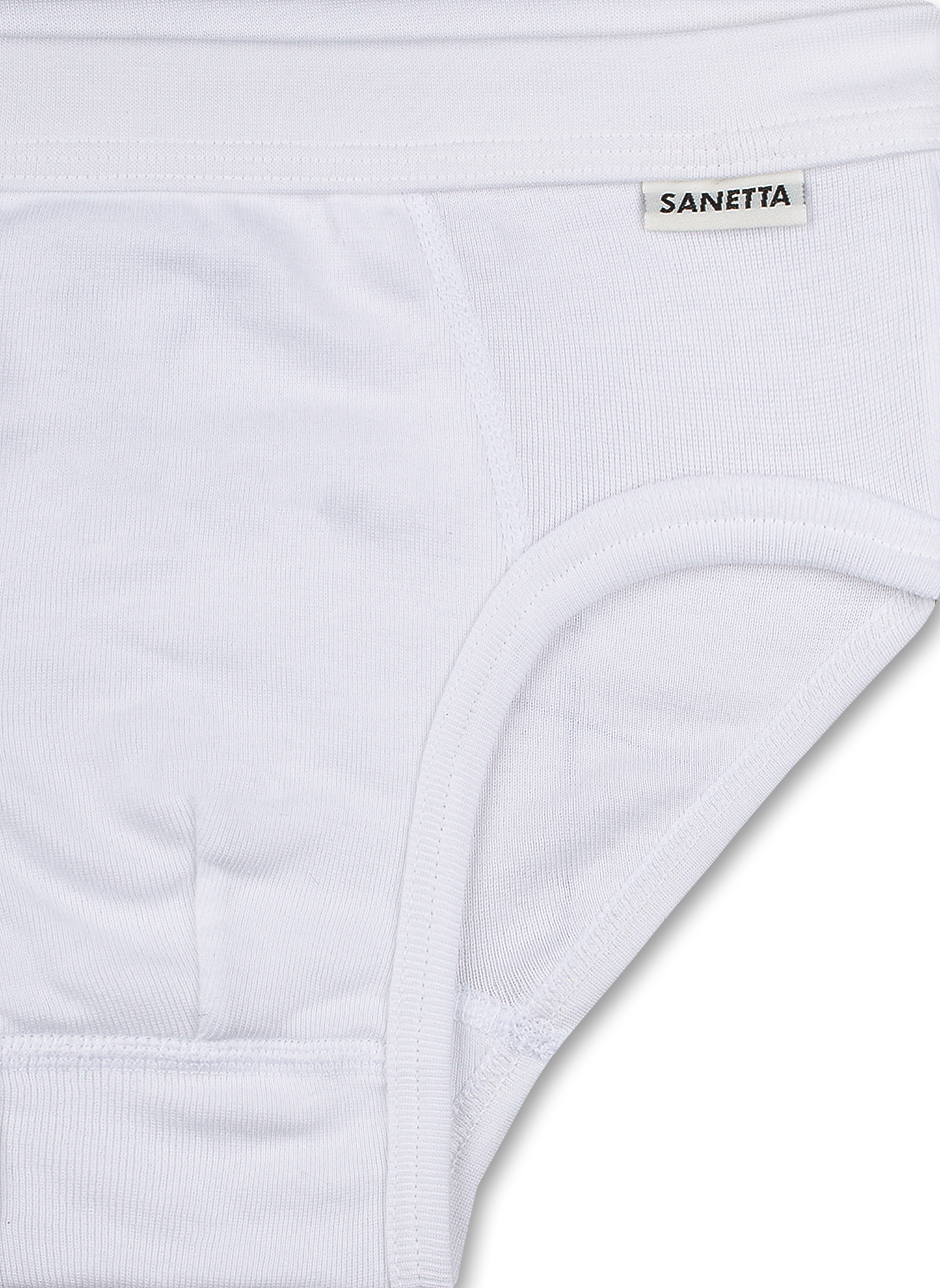 Slip Basic Bianco Bimbo e Ragazzo in Cotone biologico