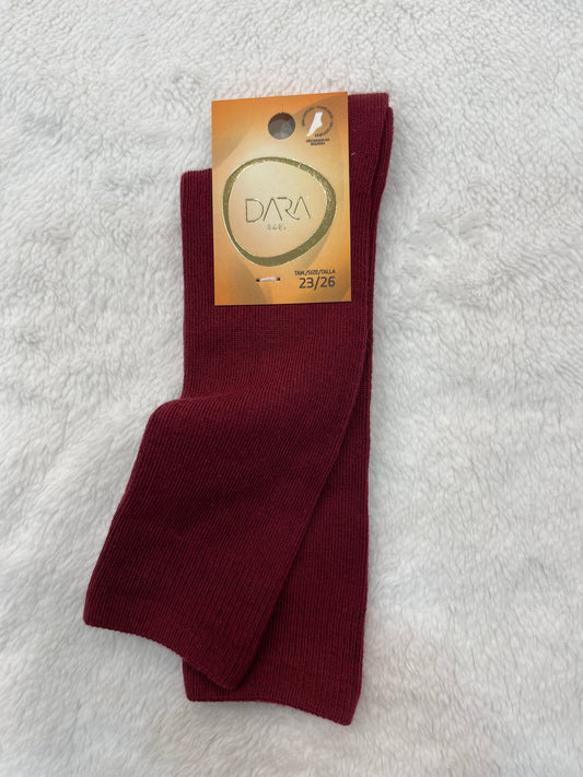 Calzettone al ginocchio Unisex BORDEAUX