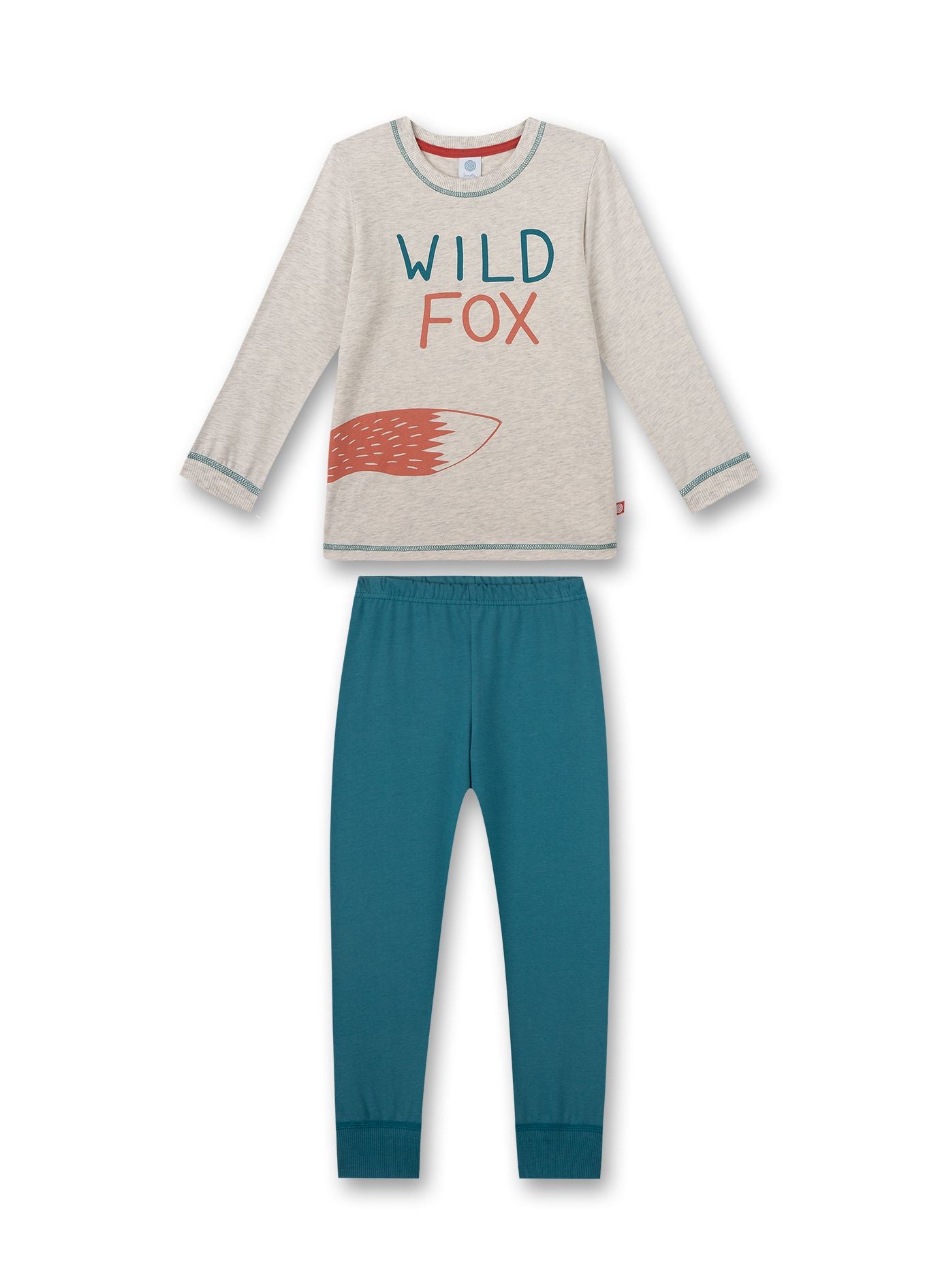 Pigiama Lungo Bambino Wild Fox in Cotone Organico