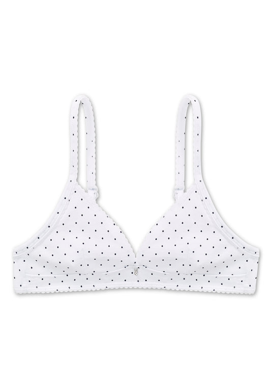 Reggiseno Pois in Cotone Organico