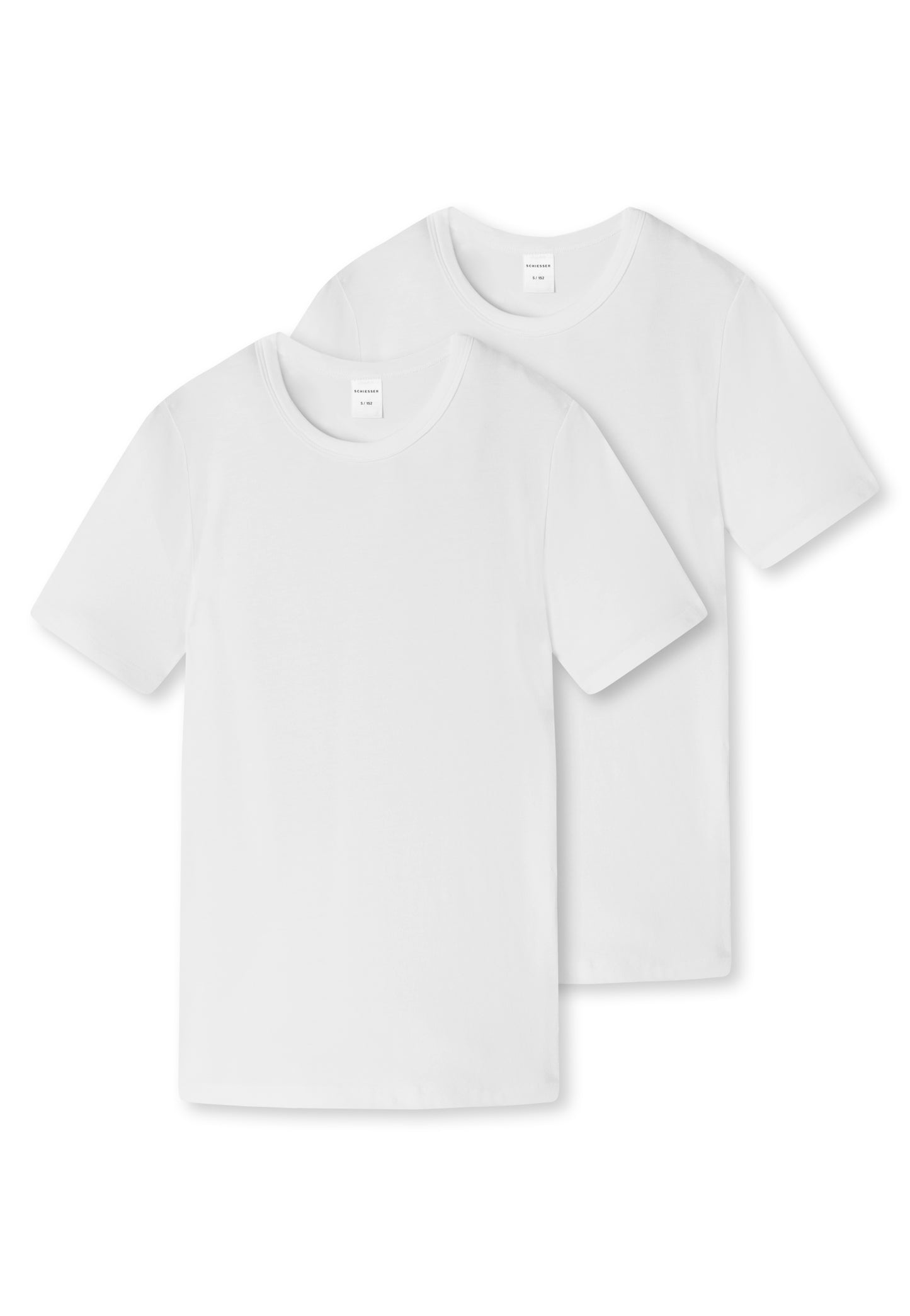 2 T-shirt m/m Ragazzo Bianche in Cotone Biologico