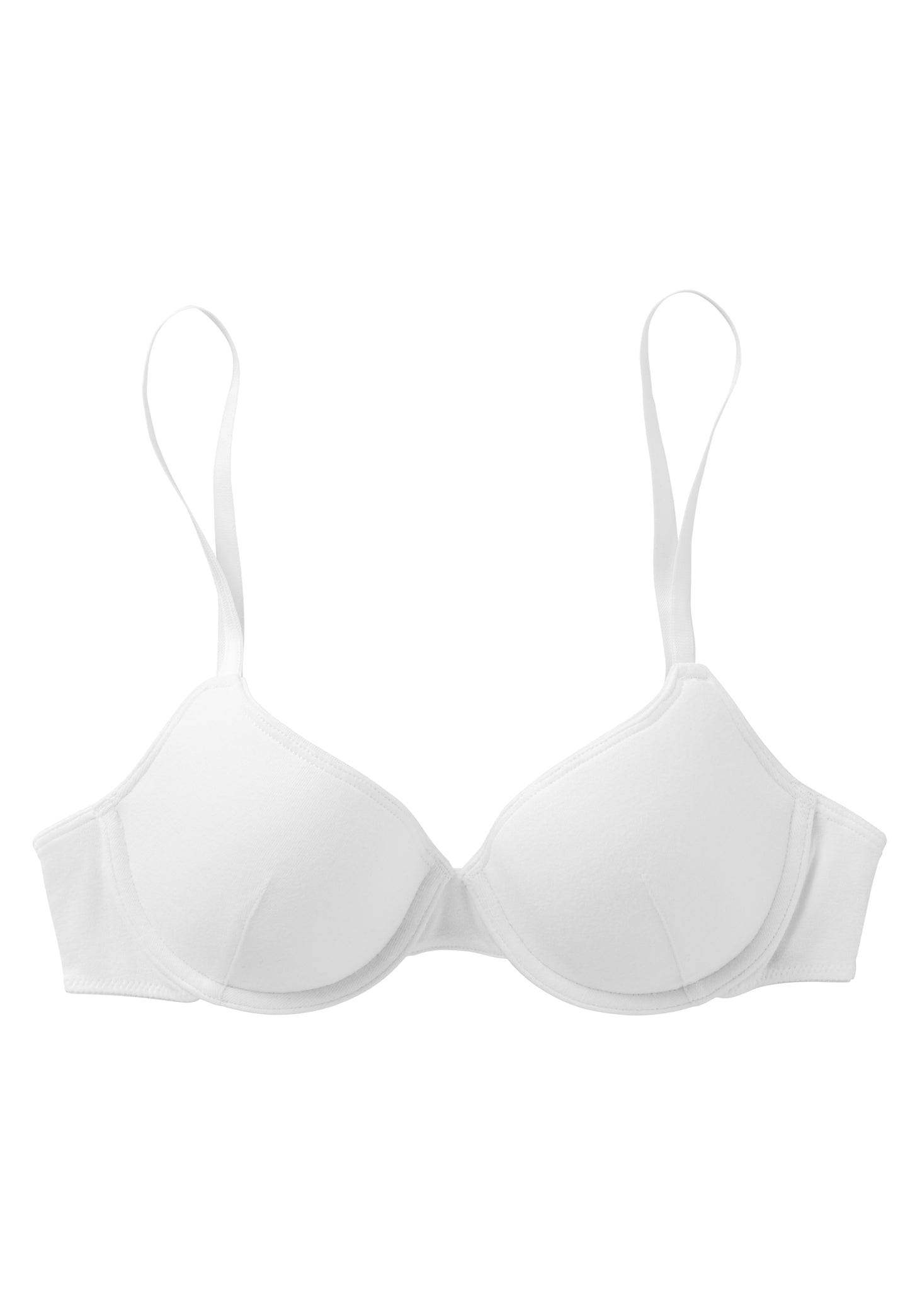 White Underwired Bra in Organic Cotton