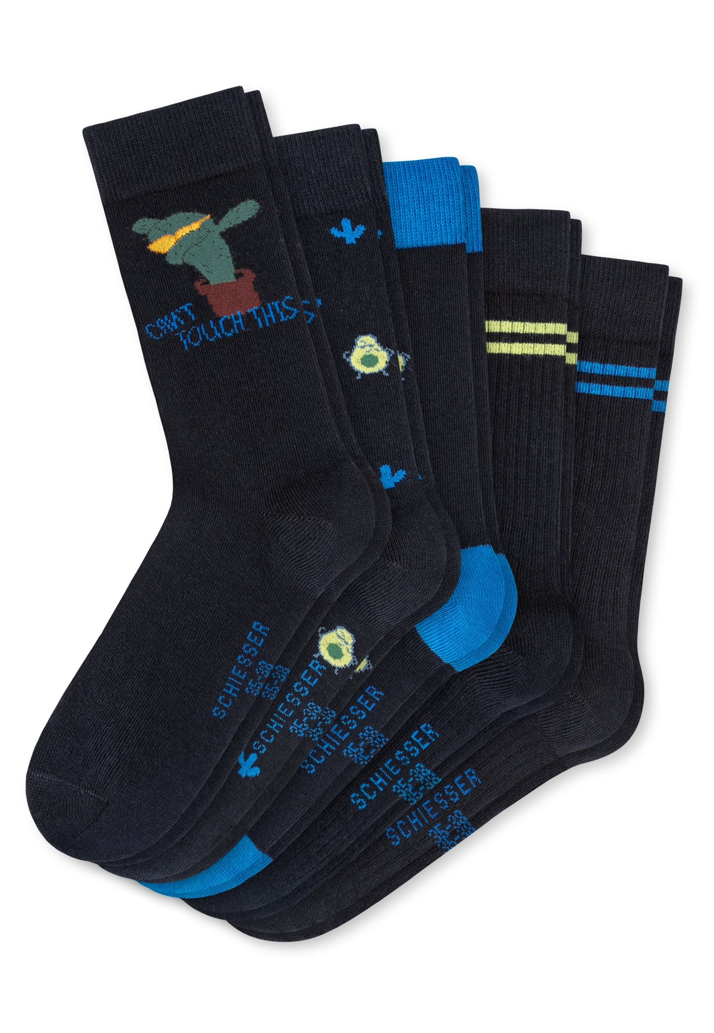 5 Pairs of Cactus Socks