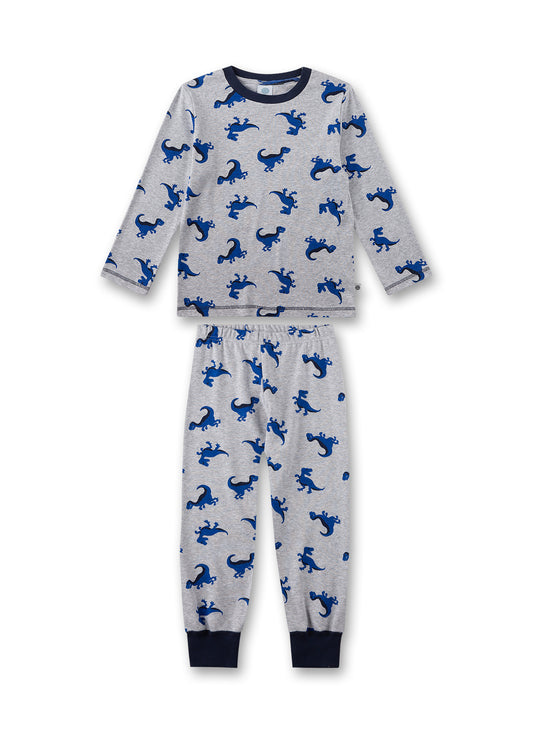 Langer Dinosaurier-Pyjama aus Bio-Baumwolle -233321-