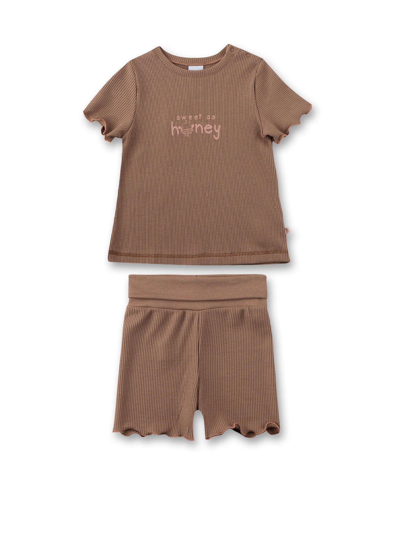 Honey Short Pajamas in Organic Cotton and Bamboo -221984-