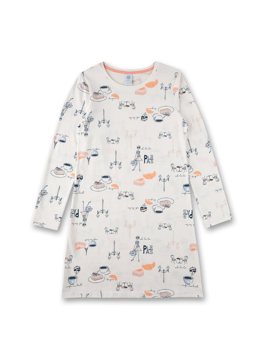 Paris Girl's nightdress in Organic Cotton