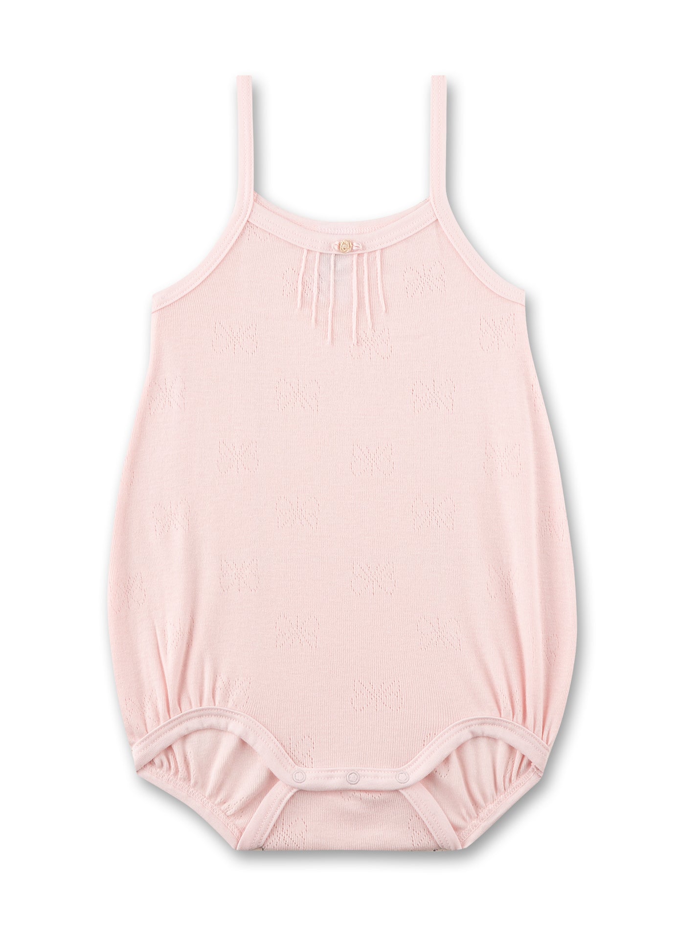 Pink Baby Girl Romper in Organic Cotton and Modal