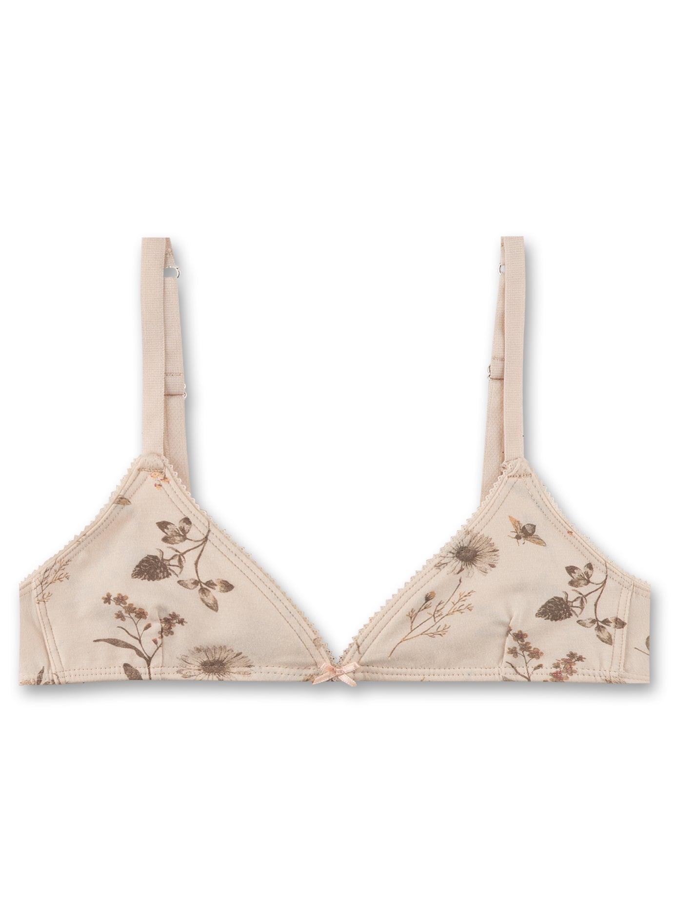 Romantic bra in organic cotton