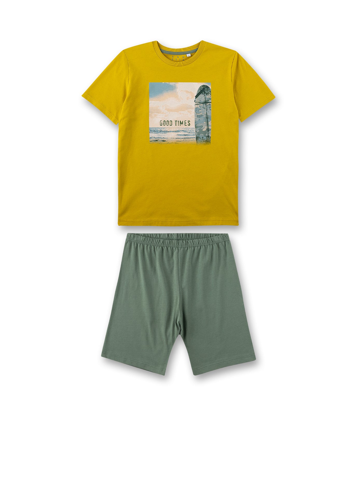 Good Times Boy's Short Pajamas in Organic Cotton