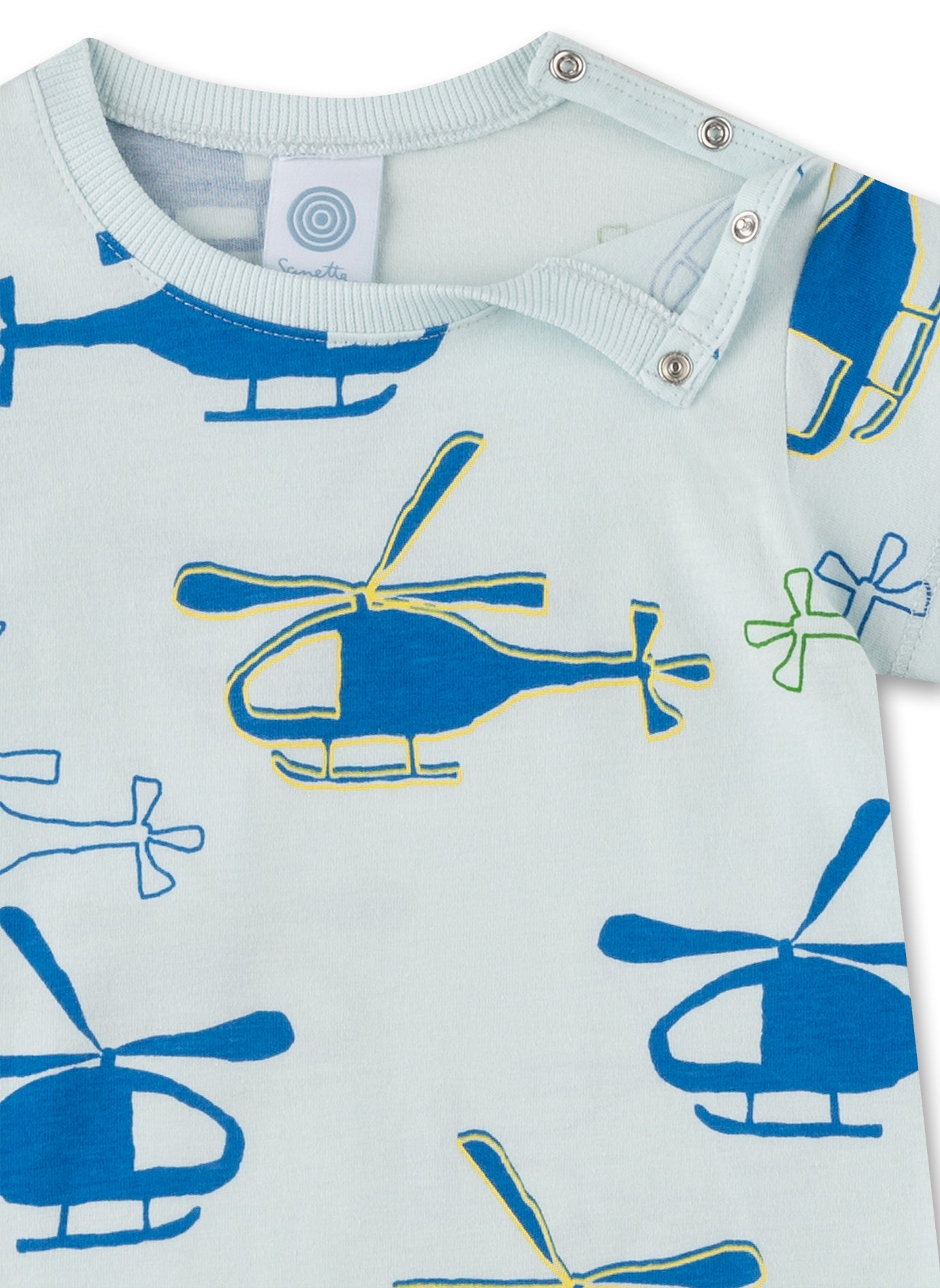 Kurzer Onesie Helicopters aus Bio-Baumwolle -221958-