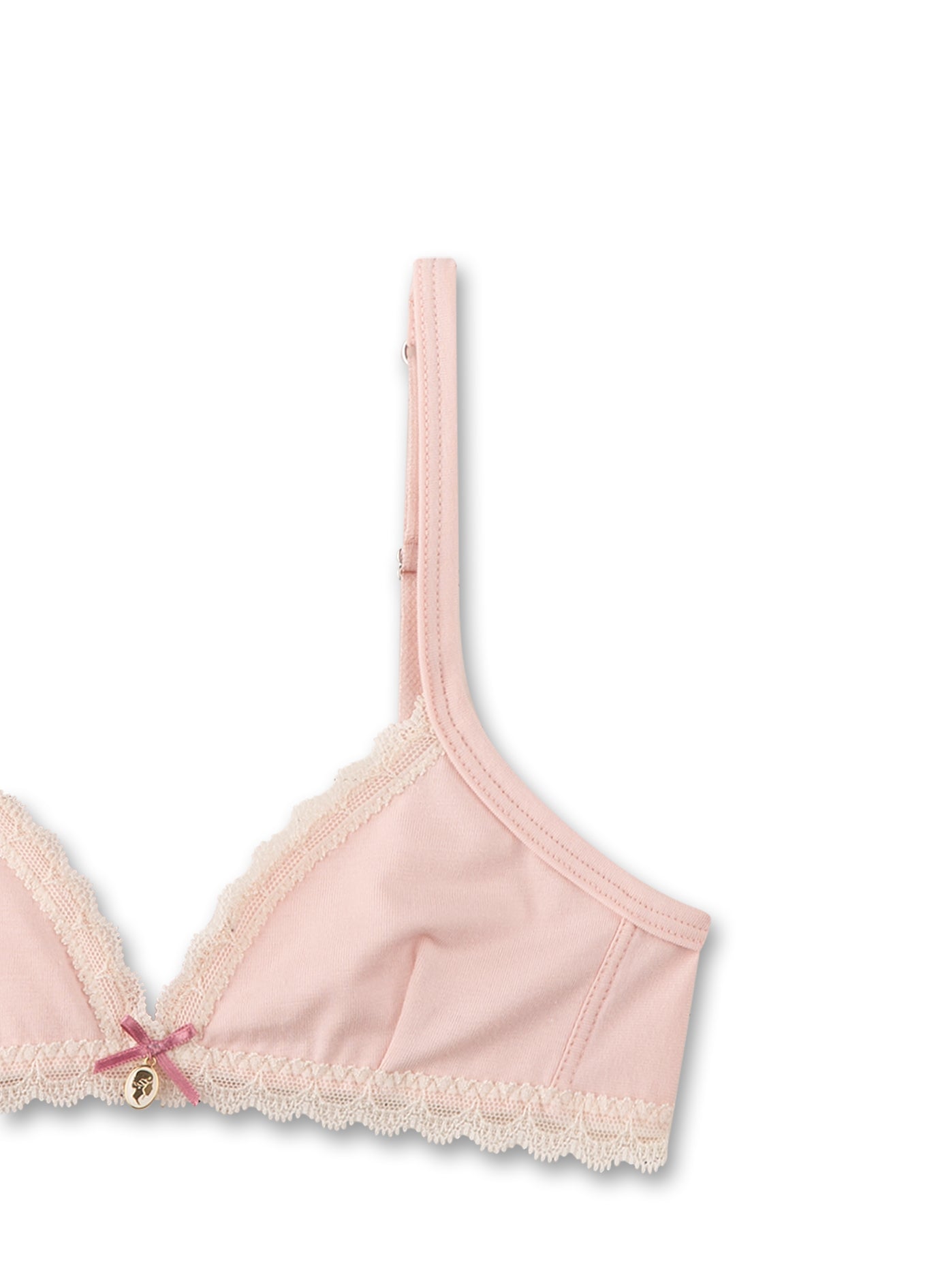 Reggiseno Ragazza "Glamour Rosa" in Cotone Organico e Modal