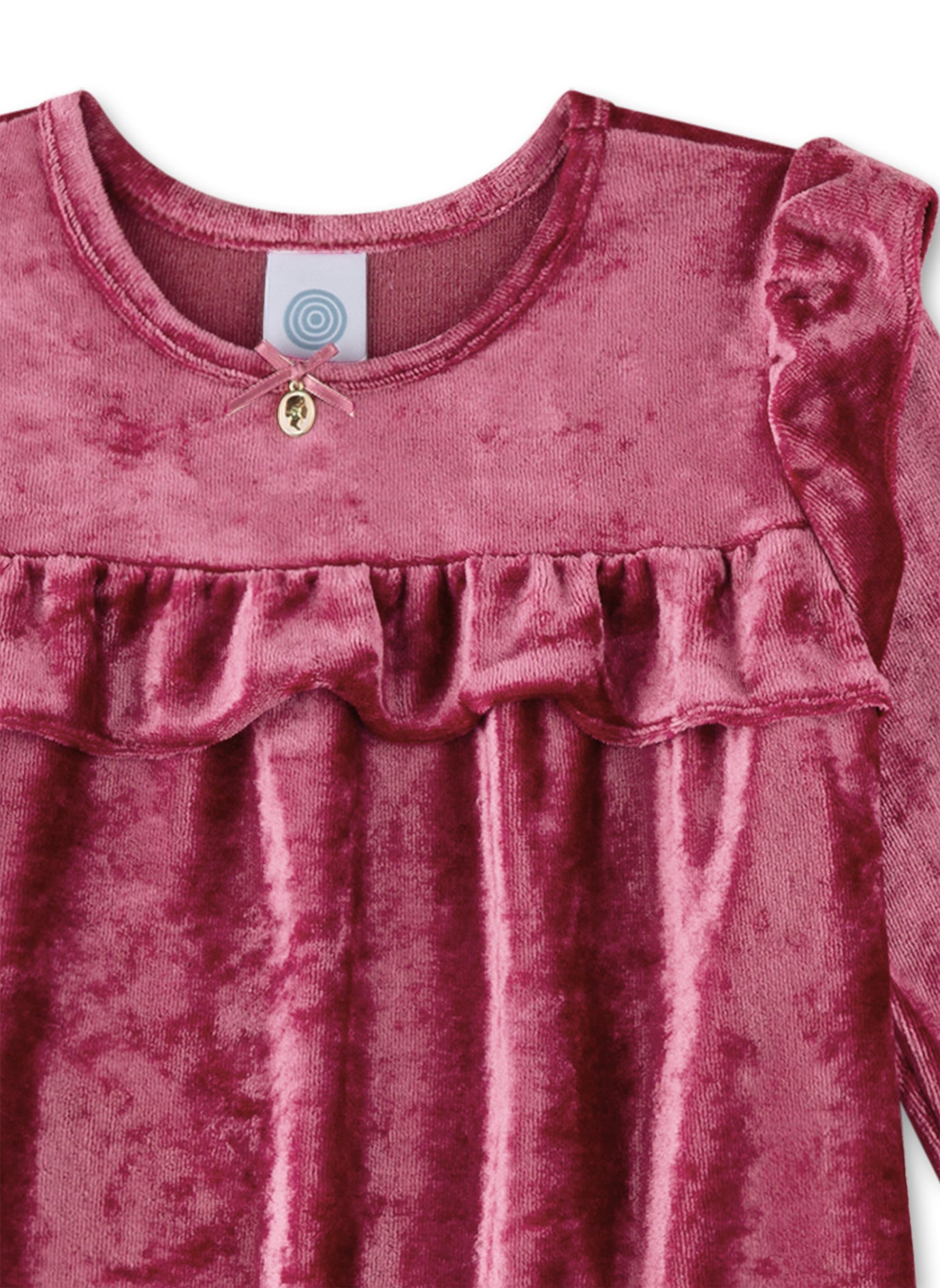 Camicia da Notte Bambina "Velours Rose"