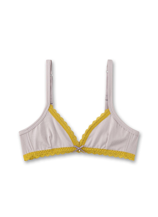 Reggiseno Ragazza "Incanto Lilla" in Cotone Organico e Modal